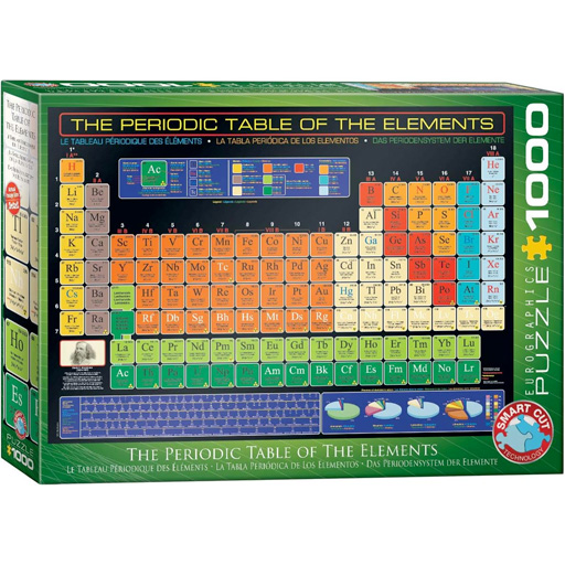 Eurographics Periodic Table of Elements 1000 piece jigsaw puzzle